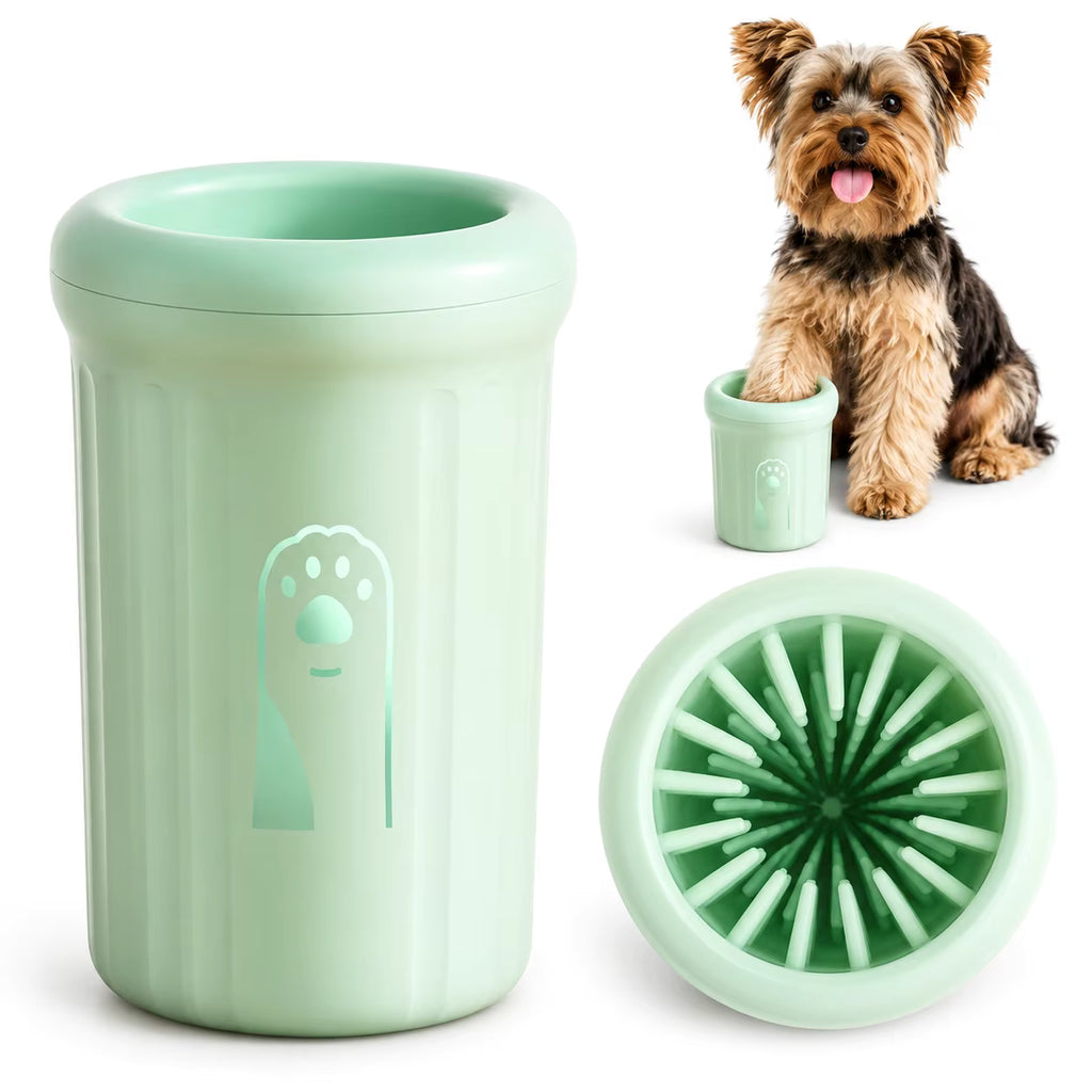 Portable Pet Paw Cleaner Cup — Soft Silicone Paw Washer for Dogs & Cats