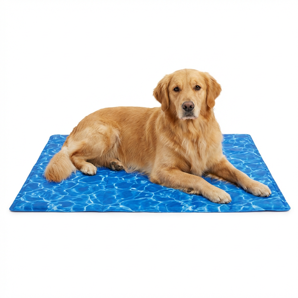 Self-cooling waterproof pet gel mat for dogs and cats